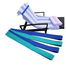 4PCS Sunbed strap towel bands