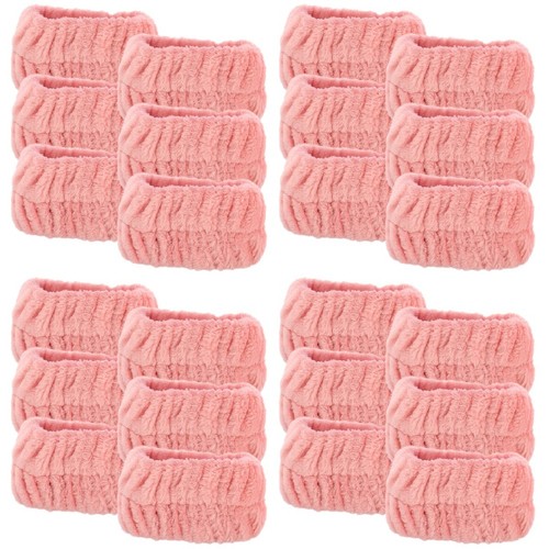 Reusable pink spa wristbands - spa,