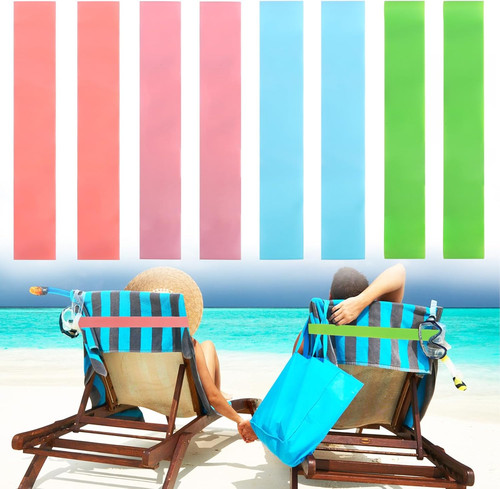 8pcs elastic sunbed towel - elastic,