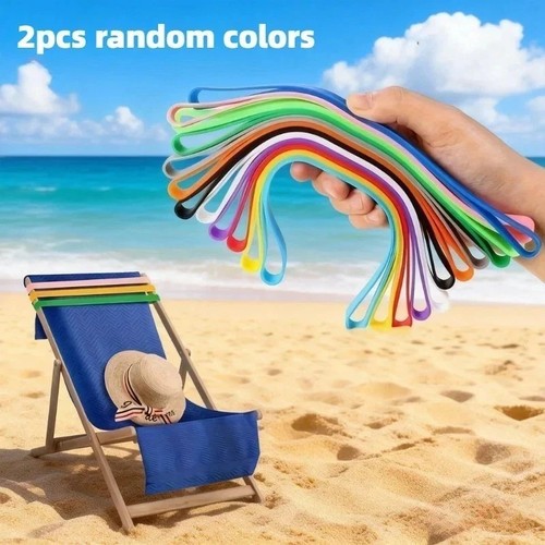 Towel straps beach sunbed - beach,