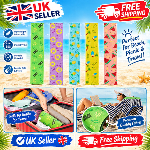 Sunbed strap towel - 5x,