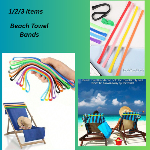 Beach towel bands for sun - towel,