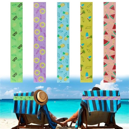 5pcs sunbed strap towel bands - 5pcs,