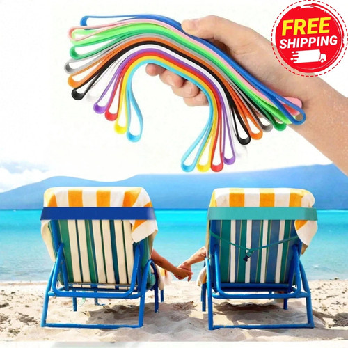 Towel straps beach sunbed - beach,
