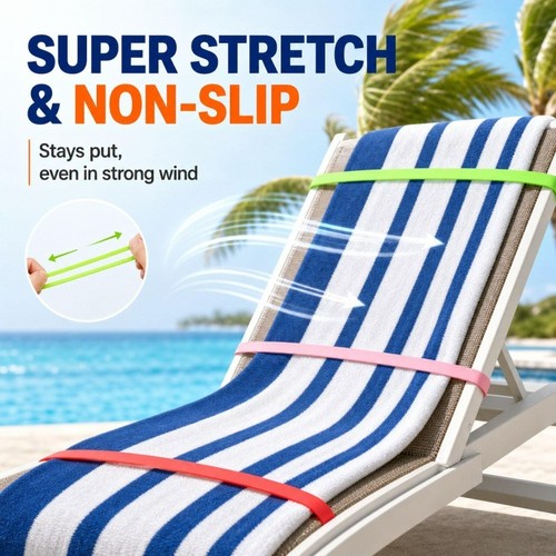 Sunbed strap towel fixed - towel,