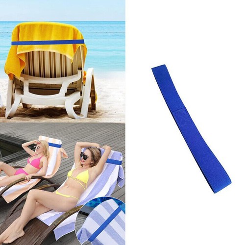 Sunbed strap towel - 4x, bands