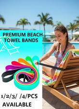 1–4 Beach Towel Bands Sunbed