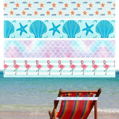 4pcs elastic beach towel bands - elastic,