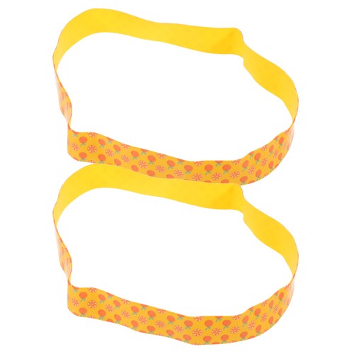 2pcs yellow silicone beach - yellow,