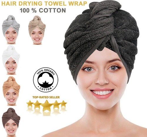 Hair wrap turban - hair, towel