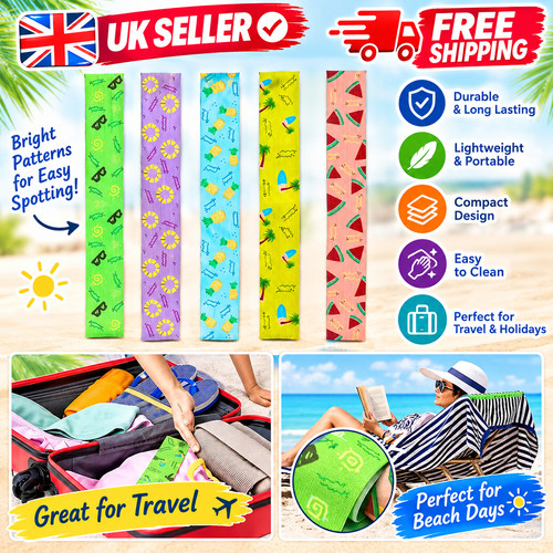 Sunbed strap towel - towel, fixed