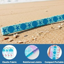4pcs Elastic Beach Towel Bands