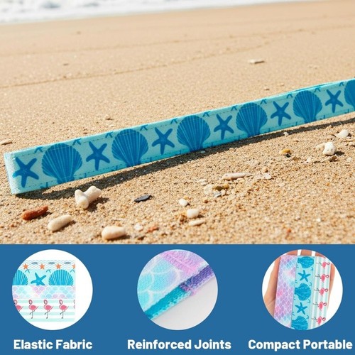 4pcs elastic beach towel bands - 4pcs,