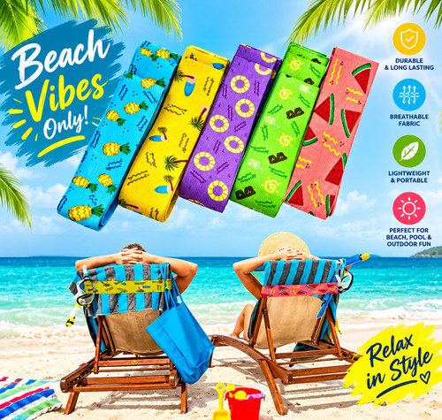 Sunbed strap towel fixed - 5x,