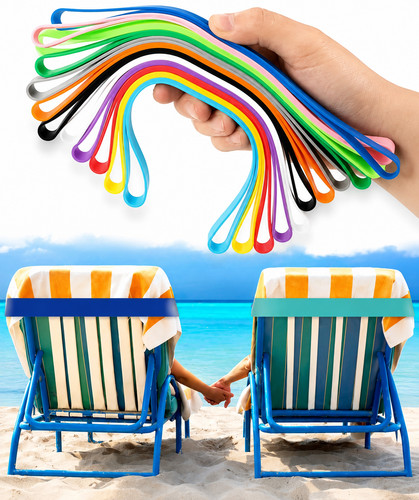Towel straps beach - beach, sunbed