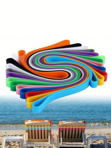 Beach towel bands - beach, bands,